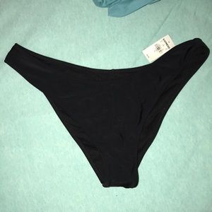 Black high cut swim bottoms express